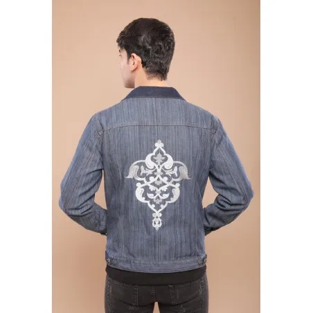 Veste Homme broderie phénicienne - MAZIJ