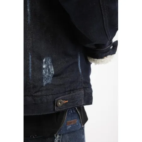 Veste jean homme avec doublure - MAZIJ