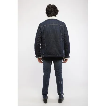 Veste jean homme avec doublure - MAZIJ