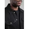 Veste Jean homme noire pièce unique - MAZIJ