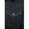 Veste Jean homme noire pièce unique - MAZIJ