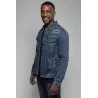 Veste Jean homme bleu destroy - MAZIJ