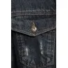 Veste Jean homme bleu destroy - MAZIJ