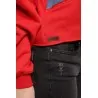 Sweat-shirt rouge avec jean - MAZIJ