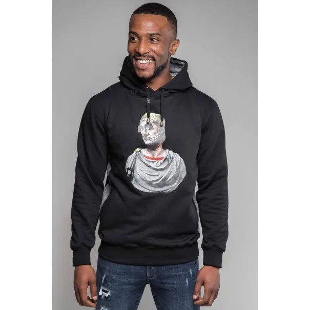 Sweatshirt noir et gris - MAZIJ