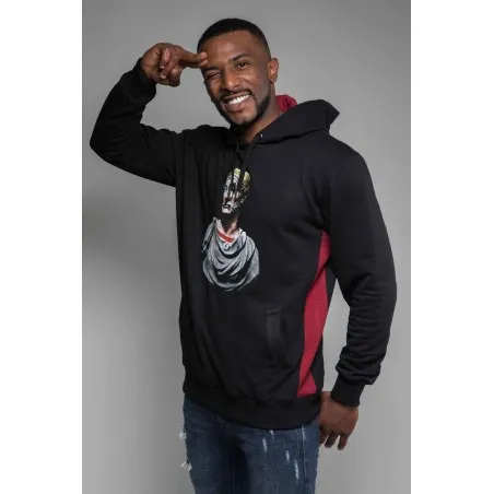 Sweatshirt noir et gris - MAZIJ