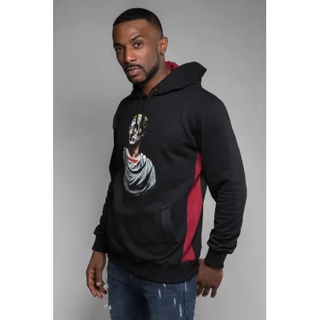 Sweatshirt noir et gris - MAZIJ