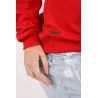 SWEATSHIRT ROUGE AVEC JEAN - MAZIJ