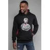 Sweatshirt noir et bordeaux - MAZIJ