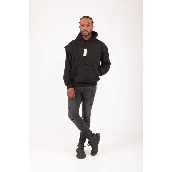 SWEATSHIRT NOIR - MAZIJ