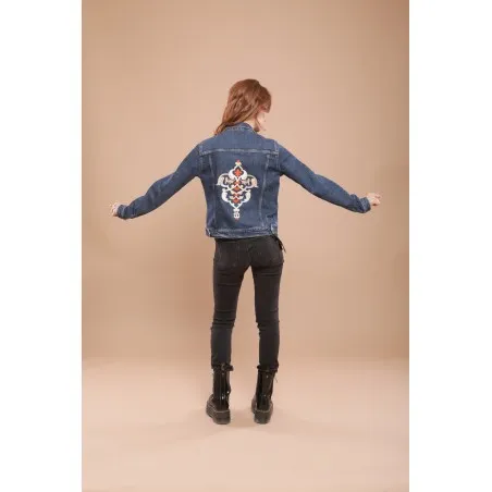 Veste Femme broderie phénicienne - MAZIJ