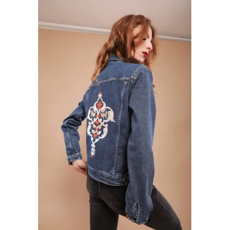Veste Femme broderie phénicienne - MAZIJ