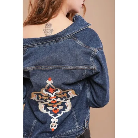 Veste Femme broderie phénicienne - MAZIJ