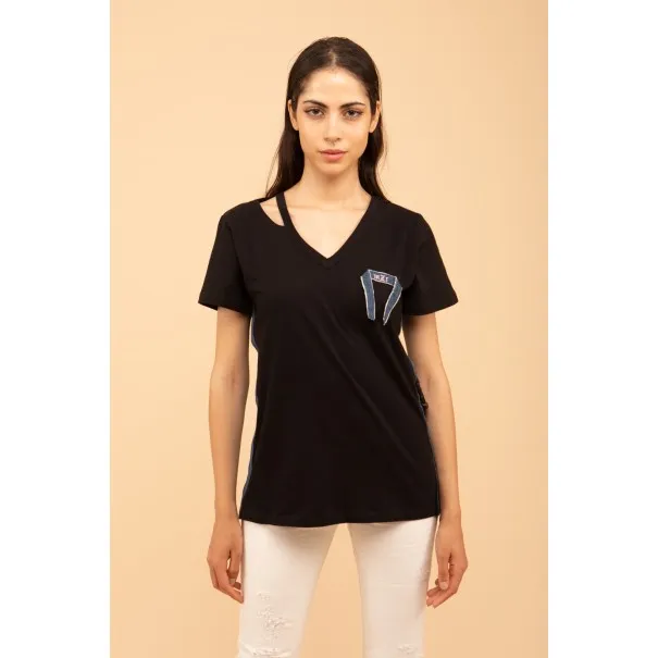 T-shirt avec fermoir - MAZIJ