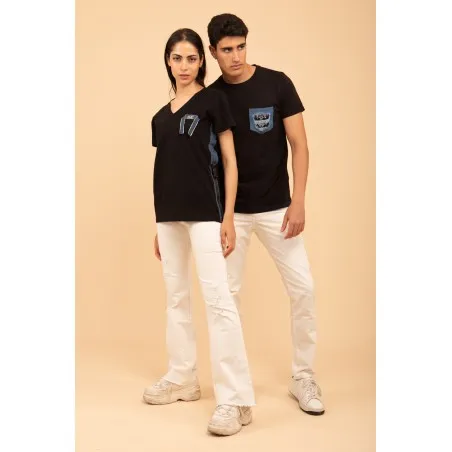 T-shirt avec fermoir - MAZIJ
