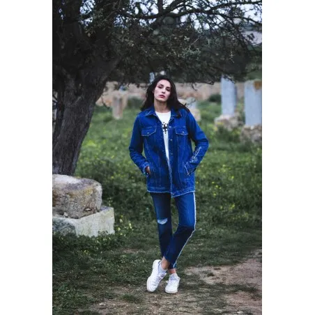 Veste en Jean Bleu - MAZIJ