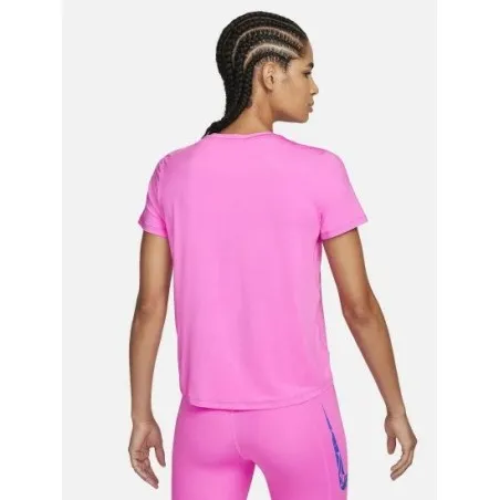 T-shirt Femme NIKE ONE SWSH HBR DF SS TOP - NIKE