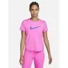 T-shirt Femme NIKE ONE SWSH HBR DF SS TOP - NIKE