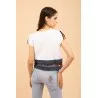 Croptop blanc avec tissus cachemire - MAZIJ