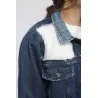 Veste jean femme avec des chaines - MAZIJ
