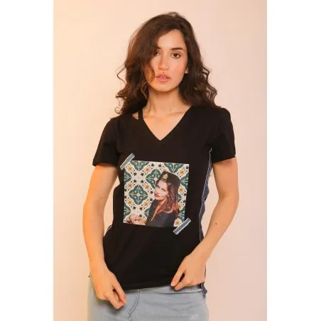 T-shirt Over size Laetitia Casta - MAZIJ