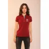 POLO BORDEAUX FEMME - MAZIJ