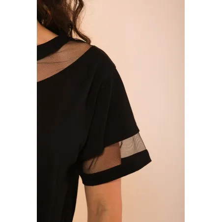 ROBE NOIR ET JEAN - MAZIJ