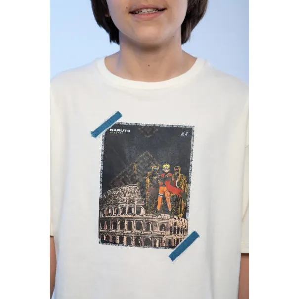 TEE-SHIRT ECRU NARUTO - MAZIJ