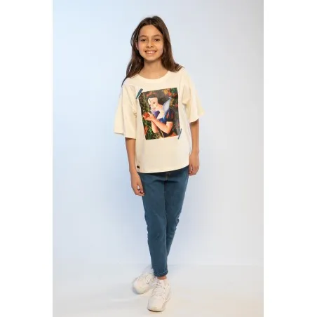 TEE-SHIRT BLANCHE NEIGE - MAZIJ