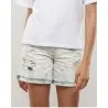 Short Denim Acid Wash Délavé - MAZIJ