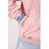 SWEATSHIRT ROSE AVEC UNE IMPRESSION FAIENCE - MAZIJ