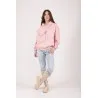 SWEATSHIRT ROSE AVEC UNE IMPRESSION FAIENCE - MAZIJ