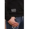 Sweat-shirt noir avec broderie phénicienne - MAZIJ