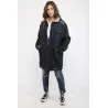 Veste jean femme avec fourrure - MAZIJ
