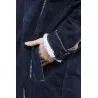 Veste jean femme avec fourrure - MAZIJ