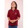 POLO BORDEAUX FILLE - MAZIJ