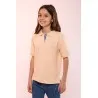 POLO ROSE PASTEL FILLE - MAZIJ