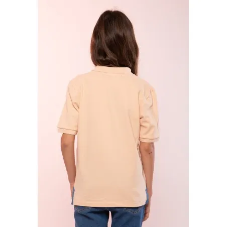 POLO ROSE PASTEL FILLE - MAZIJ
