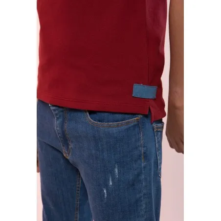 POLO BORDEAUX GARÇON - MAZIJ
