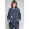 Veste Bleu femme Khomsa - MAZIJ