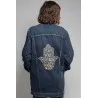 Veste Bleu femme Khomsa - MAZIJ