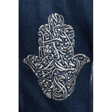 Veste Bleu femme Khomsa - MAZIJ
