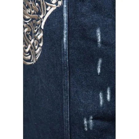 Veste Bleu femme Khomsa - MAZIJ