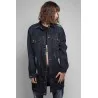 Veste Jean Bleu femme oversize - MAZIJ