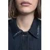 Veste Jean Bleu femme oversize - MAZIJ