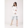 CHEMISE BLANCHE POCHE JEAN - MAZIJ