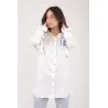 CHEMISE BLANCHE POCHE JEAN - MAZIJ