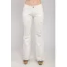 Pantalon jean blanc - MAZIJ