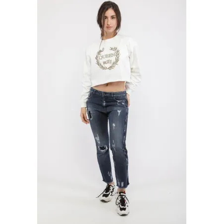 SWEAT-SHIRT AVEC COURONNE - MAZIJ