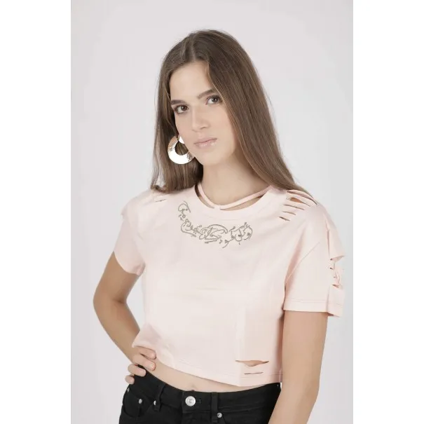 Crop-top Rose - MAZIJ